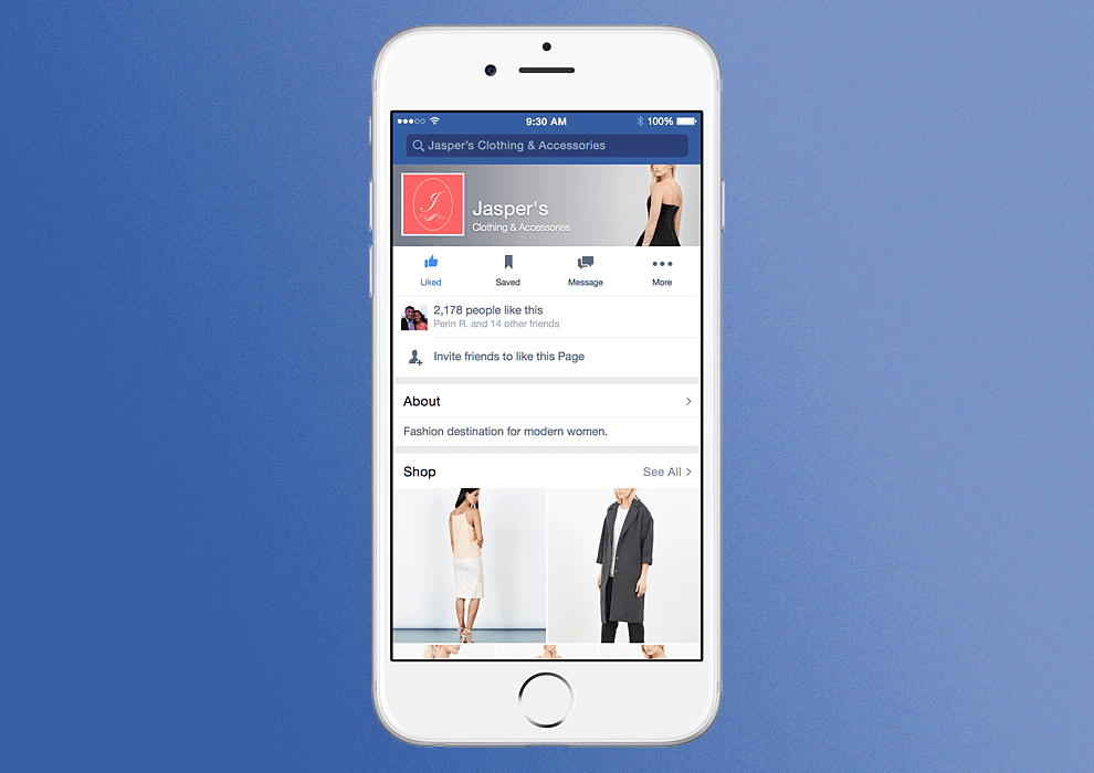 Facebook va proposer du e-commerce dans ses Pages Entreprises