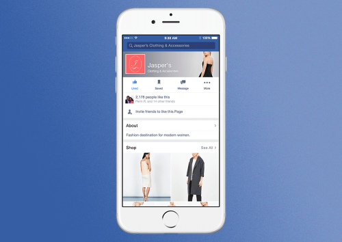 Facebook va proposer du e-commerce dans ses Pages Entreprises
